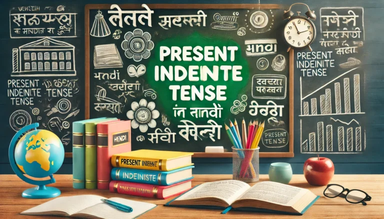 Present Indefinite Tense in Hindi