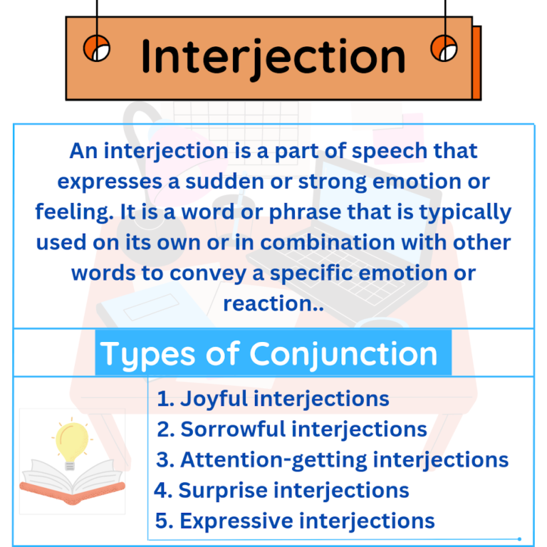 What is interjection? | Meaning, Definition, Kinds, Rules and Examples