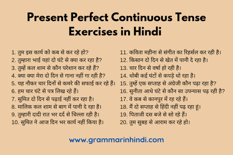 present-perfect-continuous-tense-exercises-in-hindi-translation